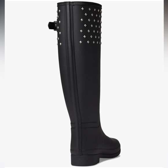 NWB~ HUNTER Refined Tall Stud Cuff Boot SIZE 6 - Picture 5 of 7